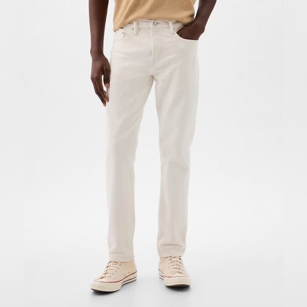 NWT Gap Men’s Slim White Jeans 29x32